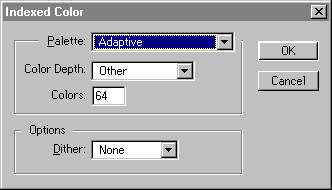 Indexed Color Dialog